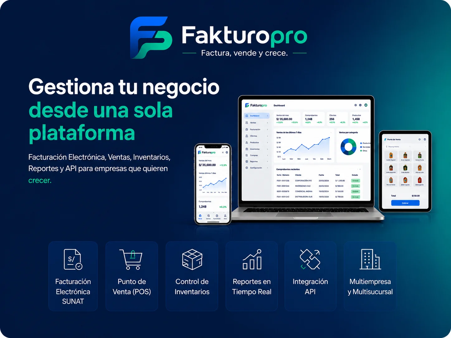 Vista principal de FakturoPro